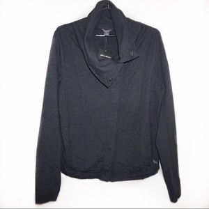 Eddie Bauer | Funnel Neck Button Sweater
